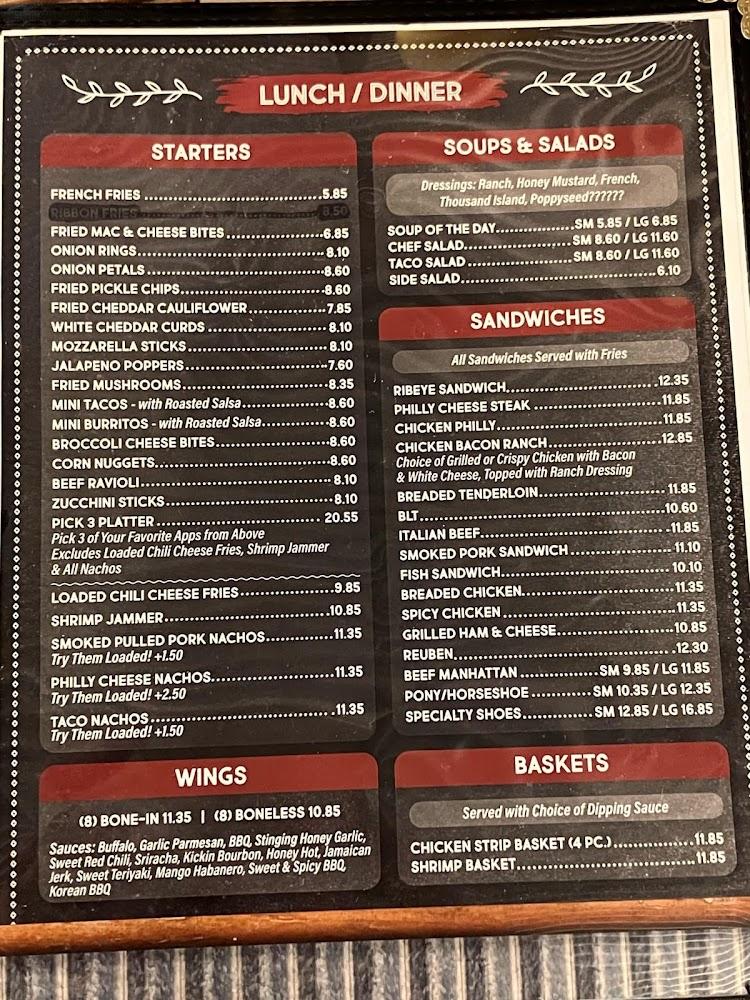 Mac's Diner Menu image 1