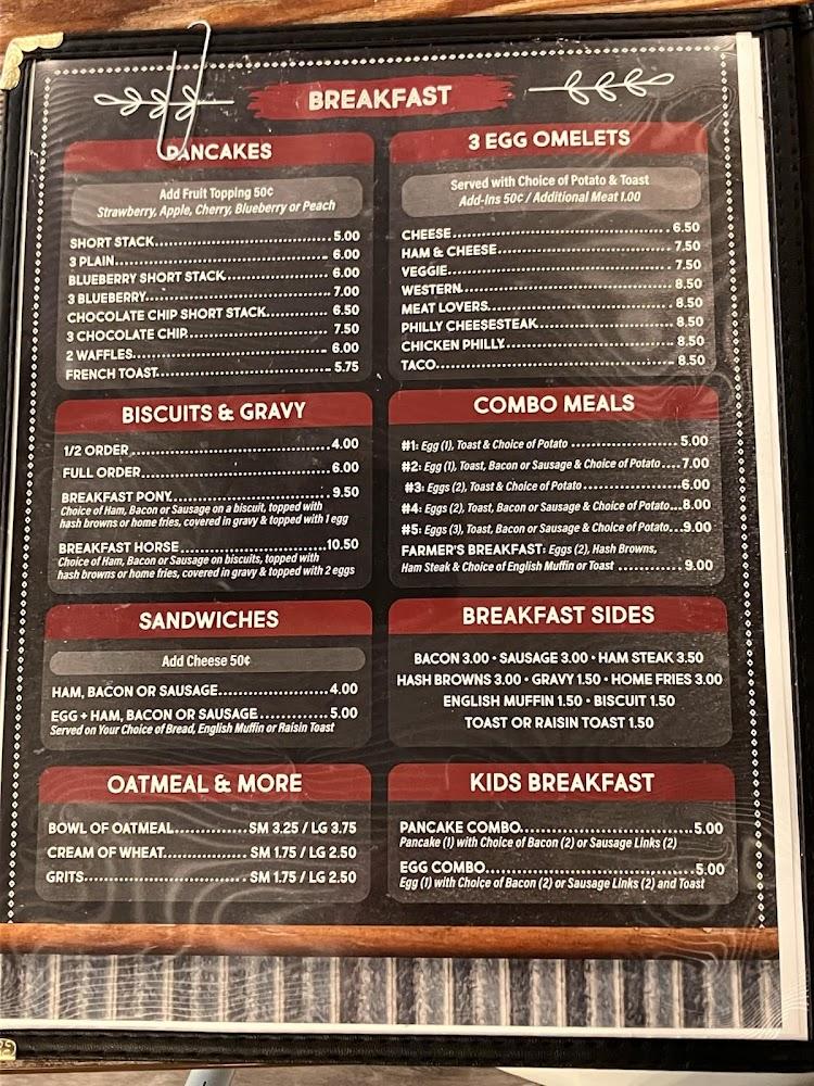 Mac's Diner Menu image 3